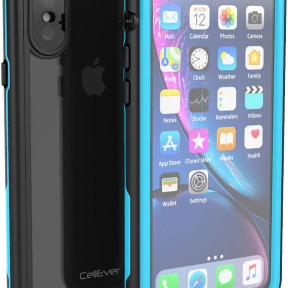 CellEver Waterproof Case for iPhone Xs/iPhone X (Black)